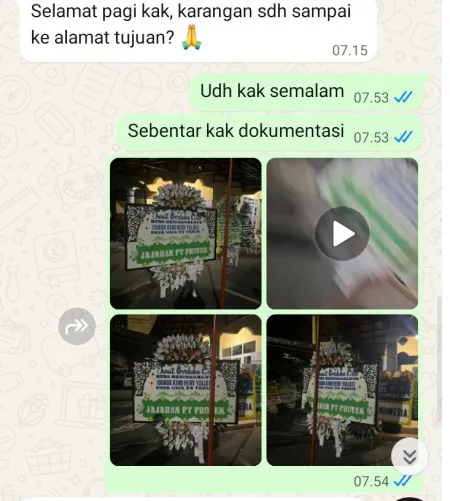 Pengiriman Papan Bunga Selamat Mangga Dua Selatan