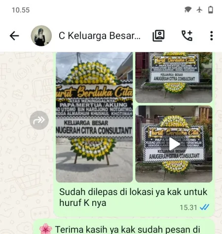 Pengiriman Papan Bunga Duka Mangga Dua Selatan