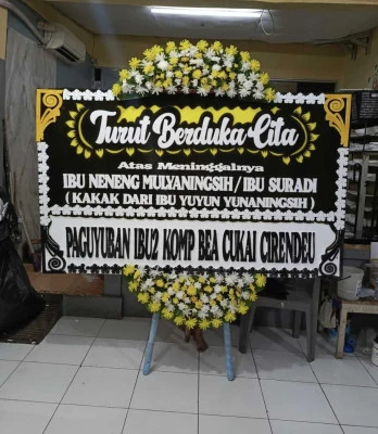 Papan Bunga di Mangga Dua Selatan